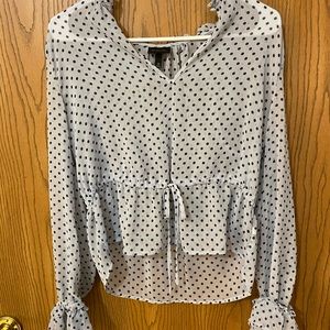 Polka dot blouse